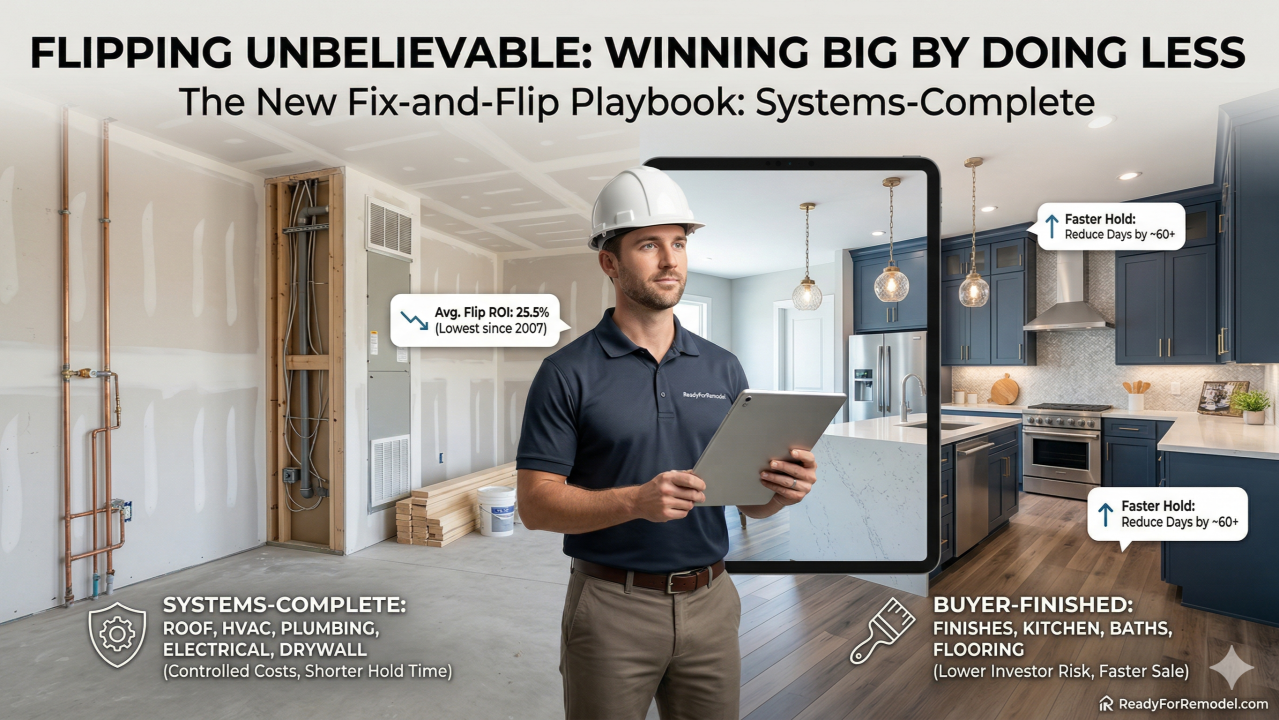 Original LinkedIn cover graphic for Flipping Unbelievable